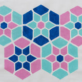 Star in a Hexagon Mini Sewing Kit & Stencil - Floral