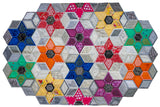 QAYG - 1 3/4" Star in a Hexagon - 3 Designs