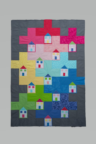 4" House Quilt kit with Main House Fabrics