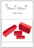 Caddy Tray Kit - Red & White Polka Dots