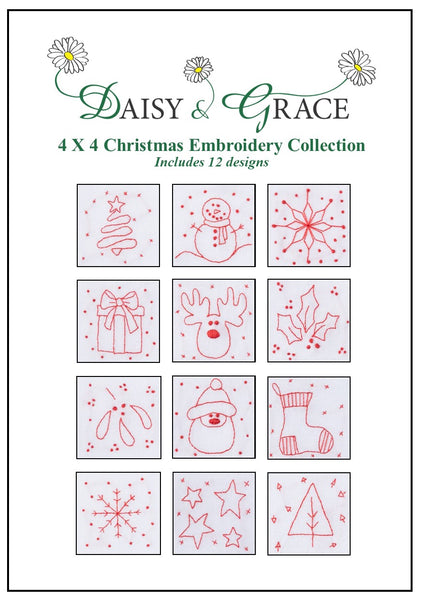 Christmas 4 x 4 Embroidery Pattern