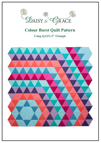 Colour Burst Quilt Pattern