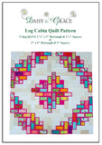 Log Cabin Quilt Kit- using 6" x 3" Rectangle and Square