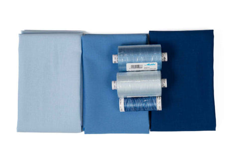 Fat Quarter Thread Bundle - Blue