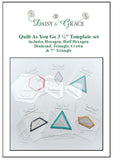 3 1/2" QAYG Set of 6 templates