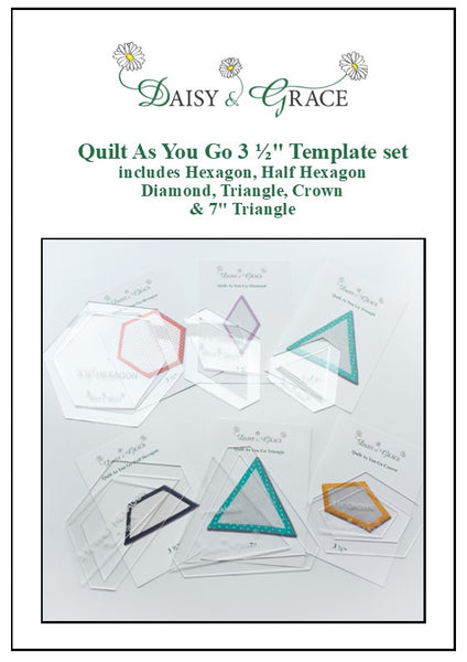 3 1/2" QAYG Set of 6 templates