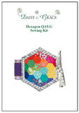 Mini 'QAYG' Sewing kit- Pattern Only (Hexagon Version)