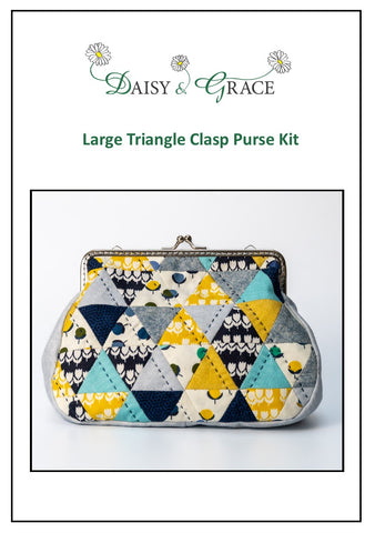 Large Triangle Clasp Purse Kit