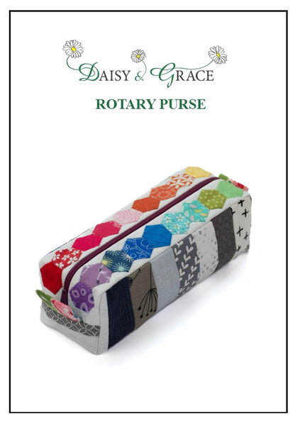 Hexagon EPP Rainbow Rotary Purse Kit - Multi Floral