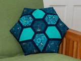 Star in a Hexagon Cushion Fabric Kit- Firefly