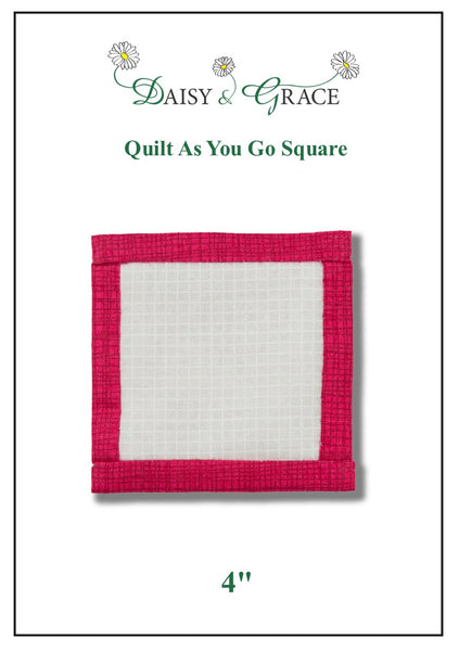 "Quilt As You Go" Template - 4" Square