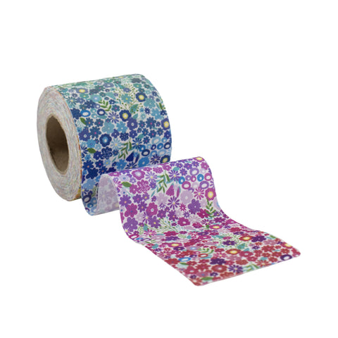 On A Roll Ombre 3" Floral - Rainbow
