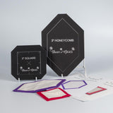 ‘QAYG’ 3" Honeycomb/Square Template Bundle