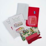 2 1/2" Square Tray bag - Spring Red