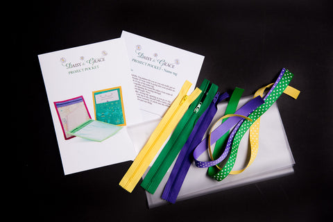 Project Pocket Set- Purple/Green/Yellow