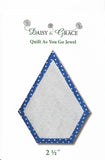 "Quilt As You go" Template - 2 1/2" Jewel