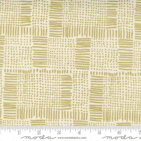 Whispers Metallic by Studio M for Moda - Cream Gold