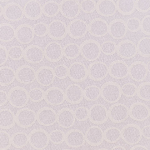 Moda Circle Print White on White