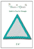 "Quilt As You Go" Template - 2 1/2" Triangle