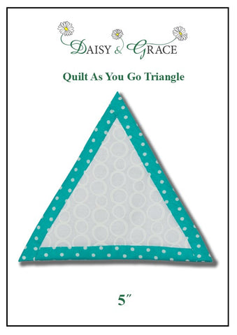 "Quilt As You Go" Template - 5" Triangle